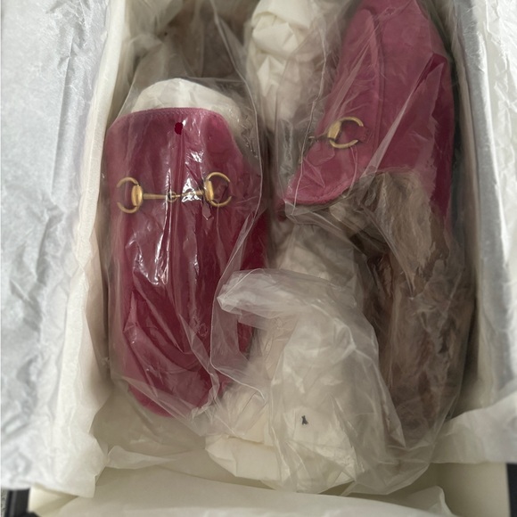 Gucci Magenta Princetown Mules - Picture 9 of 10